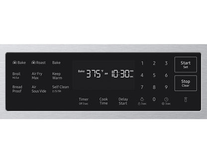 Samsung NSG80H60SR Bespoke Smart Slide-in Gas Range Pro Style Design  Air Fry Max  True Convection