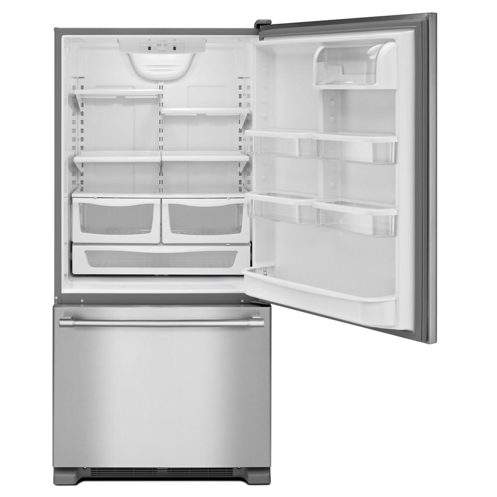 Maytag MBF2258FEZ 33-Inch Wide Bottom Mount Refrigerator - 22 Cu. Ft.