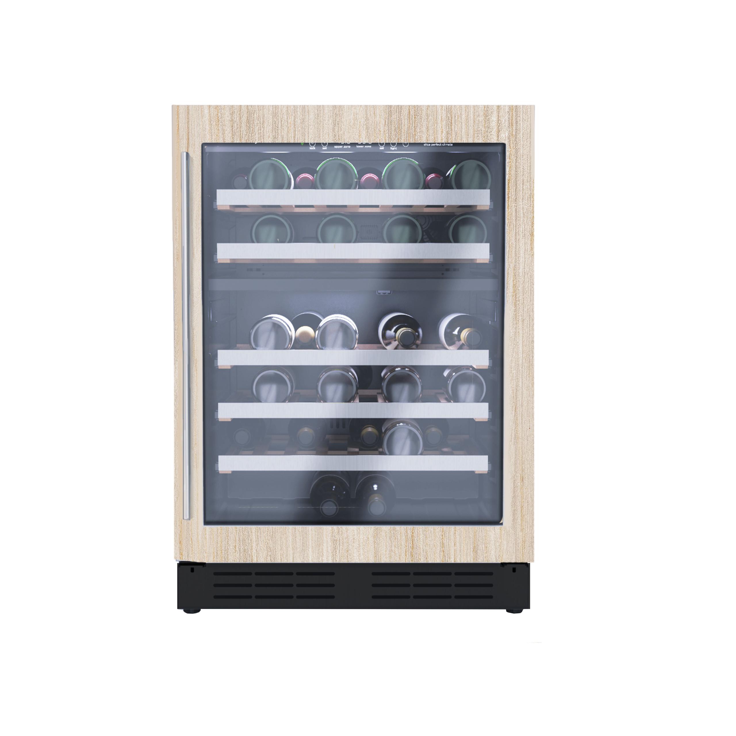 Elica EBS52PR1 Panel Ready - Single Door, Dual Zone, Beverage and Wine Center