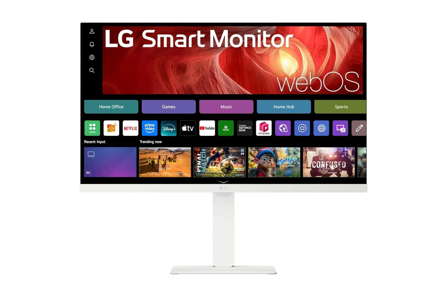 Lg 27U730SAW 27 Inch 4K UHD webOS Smart Monitor with USB Type-C PD 65W