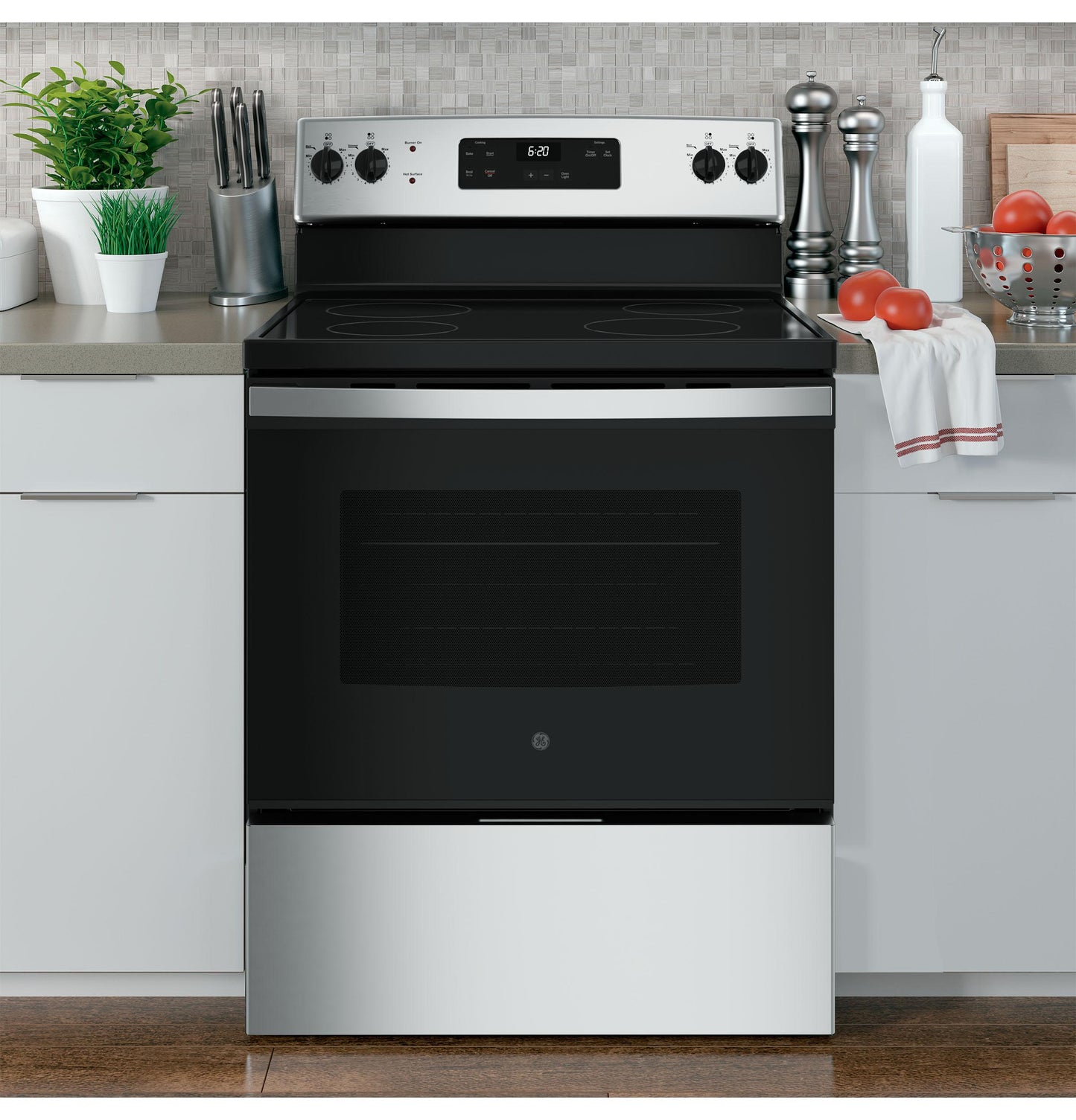 JBS62RWSS GE 30" Free-standing Electric Radiant Smooth Cooktop Range