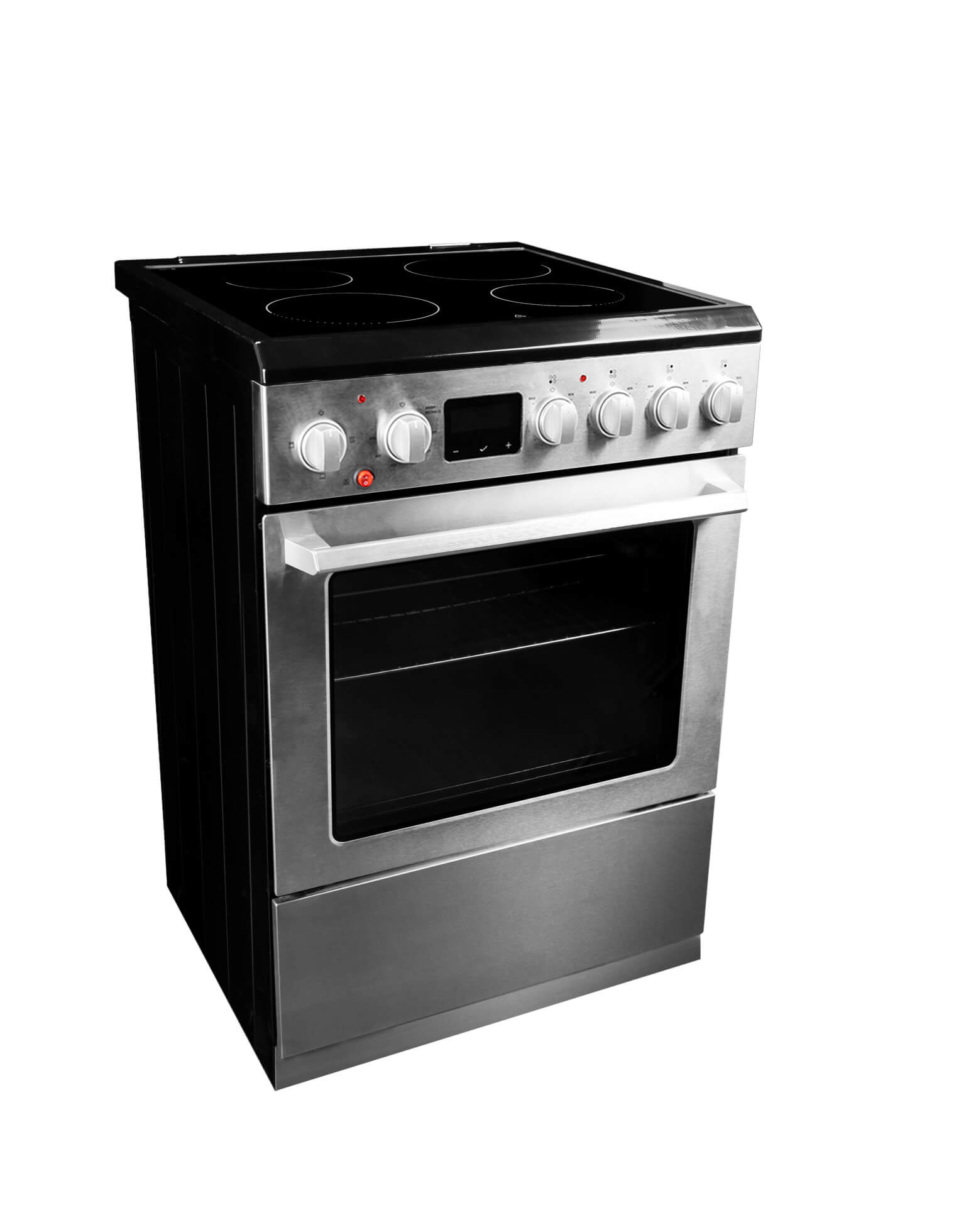 DRCA240BSS Danby 24-in TruAirFry Smooth top Slide-in Electric Range in Stainless Steel