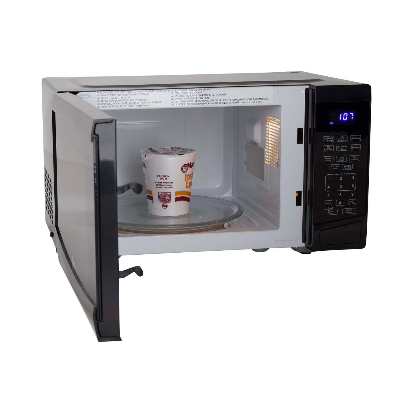 MT09V3S Avanti 0.9 Cu. Ft. Microwave Oven, Digital - Stainless Steel