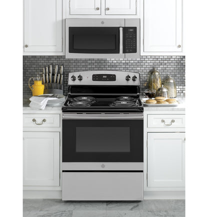 JVM3160RTSS GE® 1.6 Cu. Ft. Over-the-Range Microwave Oven