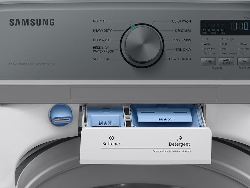 Samsung WA46CG3505AWA4 4.6 cu. ft. Large Capacity Smart Top Load Washer with ActiveWave™ Agitator and Active WaterJet in White