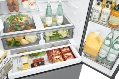 Samsung RF32CG5B30SR Bespoke AI 3-Door French Door Mega Capacity  External Water & Ice Dispenser  31 cu.ft.