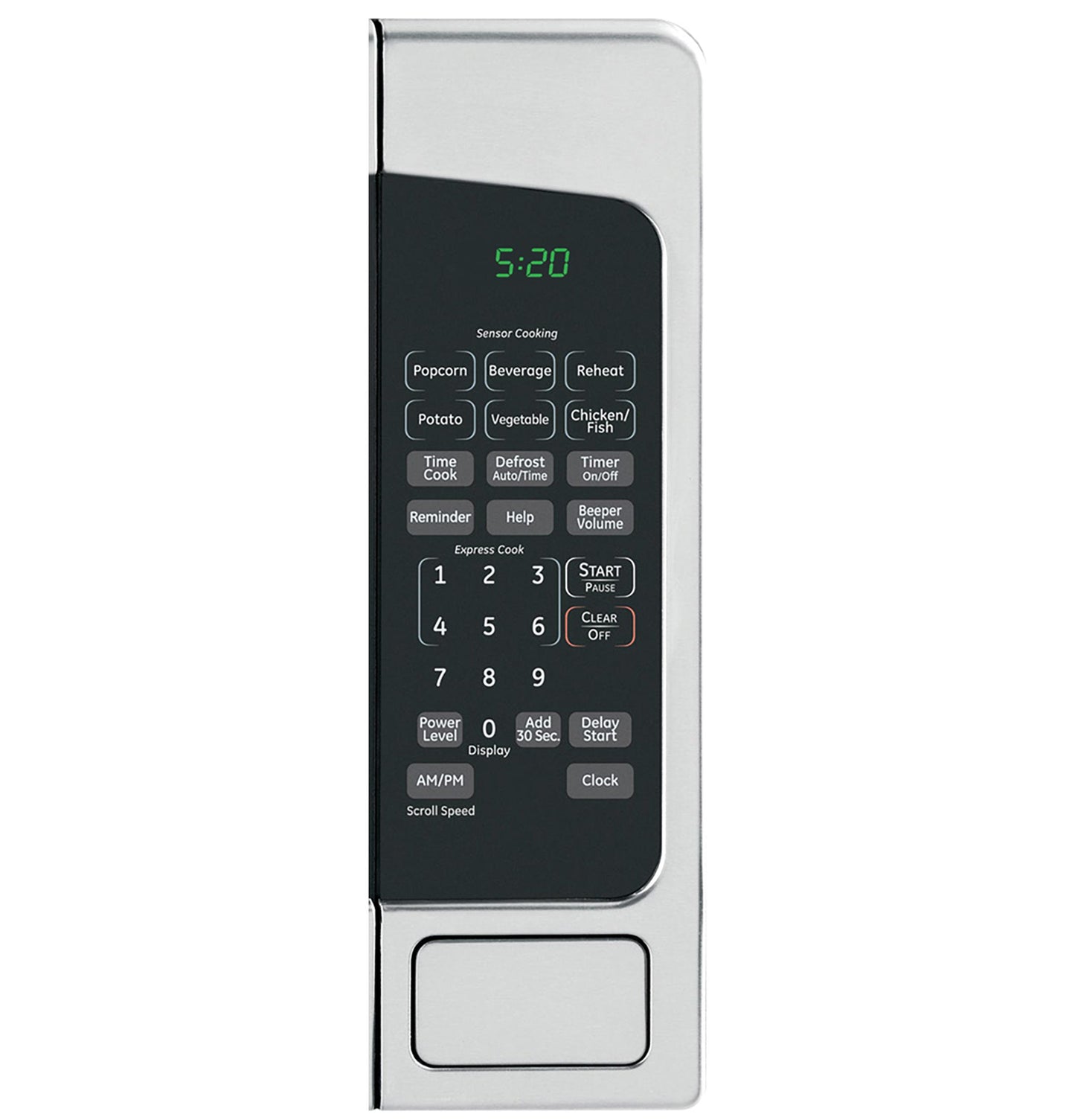 GCST20S1WSS GE® 2.0 Cu. Ft. Capacity Countertop Microwave Oven