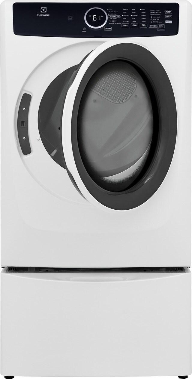 ELFG7437AW Electrolux Front Load Perfect Steam™ Gas Dryer with Instant Refresh - 8.0 Cu. Ft.