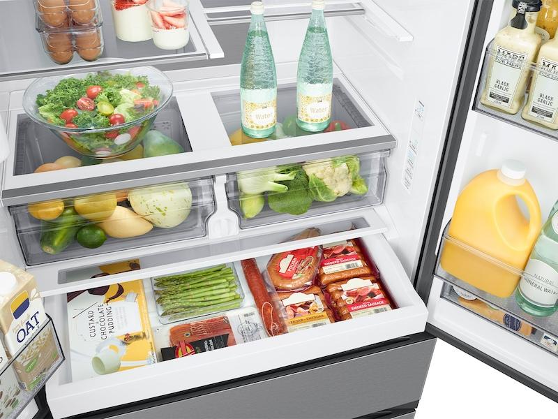 Samsung RF26CG7400SRAA 25 cu. ft. Mega Capacity Counter Depth 4-Door French Door Refrigerator with Four Types of Ice in Stainless Steel