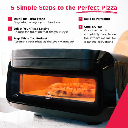Frigidaire FRPO120B Countertop Pizza Oven with Air Fry and Oven Cooking Modes