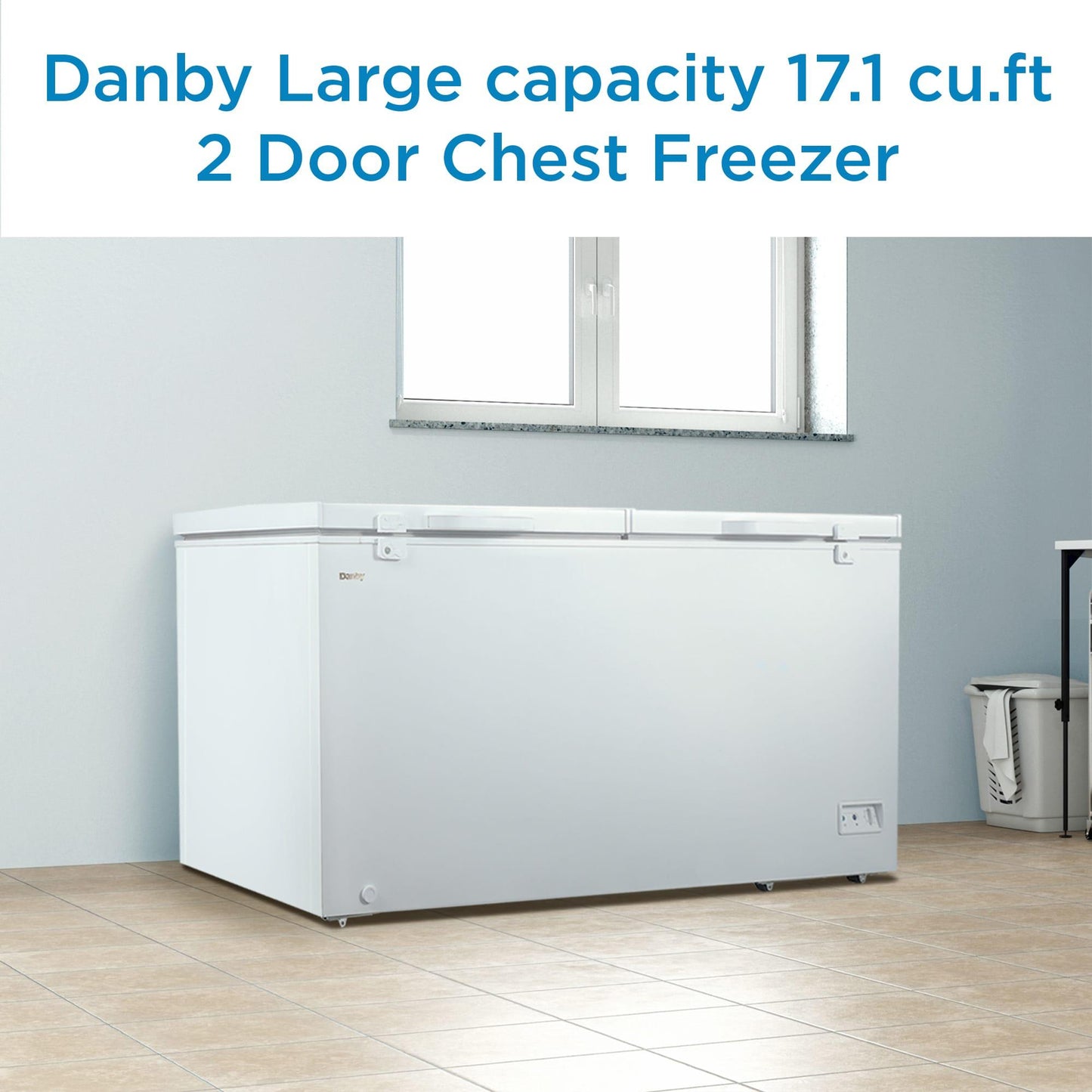 DCFM171A1WDB Danby 17.1 cu. ft. Chest Freezer 2 Door in White
