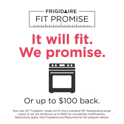 Frigidaire PCFE3085BF 30" Electric Range with Stone-Baked Pizza