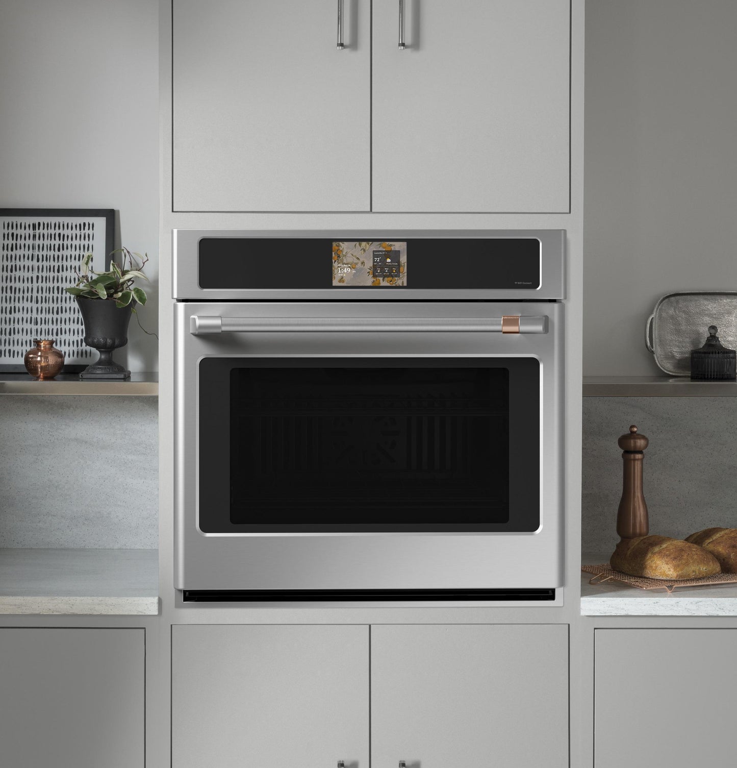 Cafe CTS70DP2ZS1 CAF(EBACK)™ 30" Smart Single Wall Oven with Convection