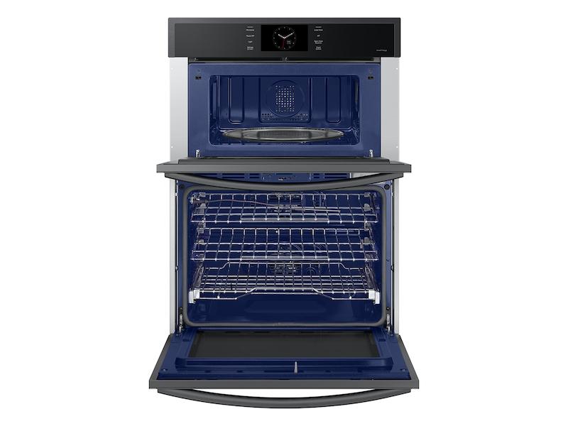 Samsung NQ70CG600DMTAA 30" Microwave Combination Wall Oven with Steam Cook in Matte Black