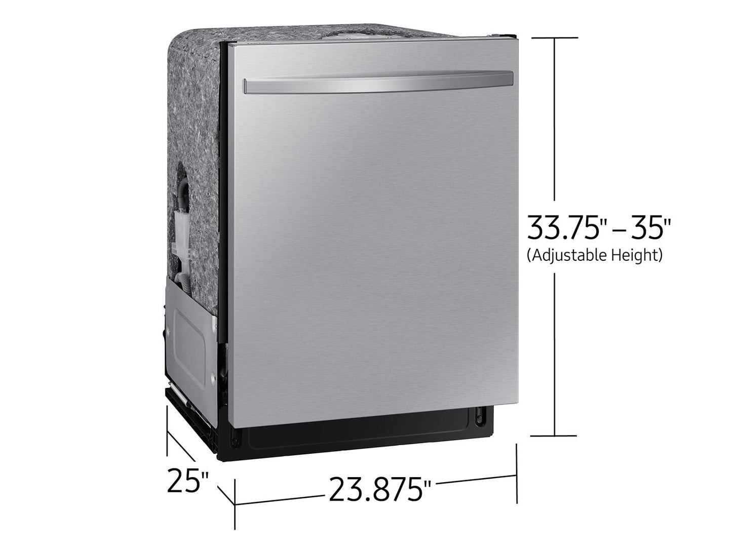 Samsung DW80CG5451SR Bespoke AI Dishwasher with StormWash+™ BESPOKE Design and Energy Efficiency  Built under