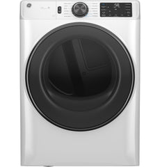 GFD65ESSVWW GE® ENERGY STAR® 7.8 cu. ft. Capacity Smart Front Load Electric Dryer with Steam and Sanitize Cycle