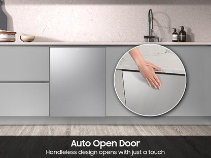 Samsung DW90F89P0USR 38 dBA Bespoke Auto Open Door Dishwasher with 3rd Rack Washing System in Fingerprint Resistant Stainless Steel