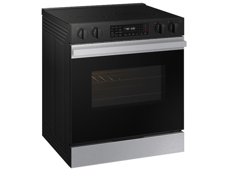 Samsung NSE6DG8300SR Bespoke 6.3 cu. ft. Smart Slide-In Electric Range with Air Fry & Precision Knobs in Stainless Steel