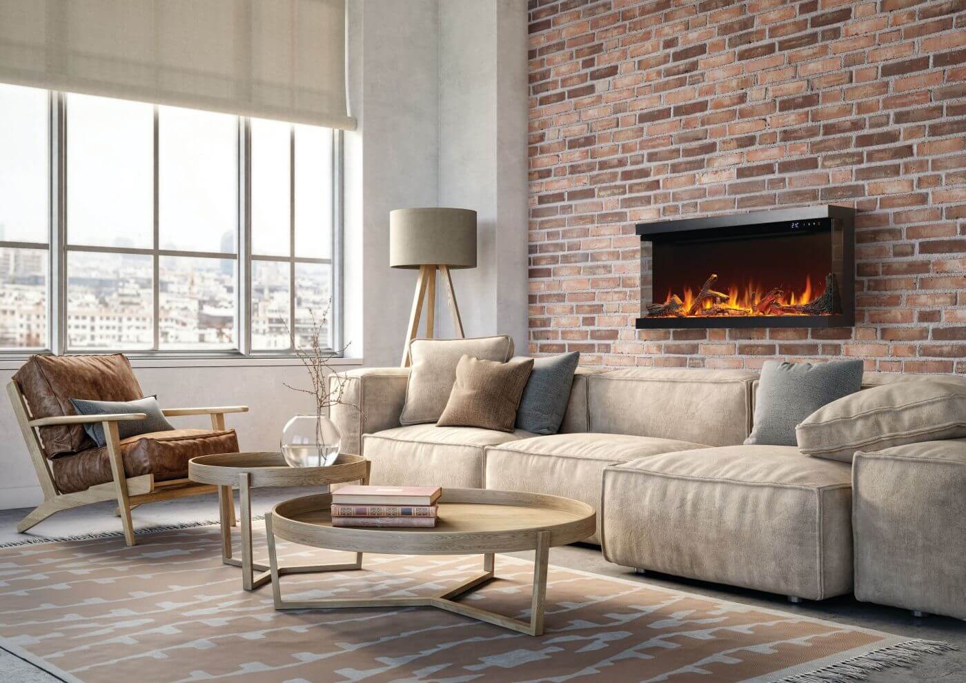 Napoleon Bbq NEFL50AB Astound 50 FlexMount Electric Fireplace