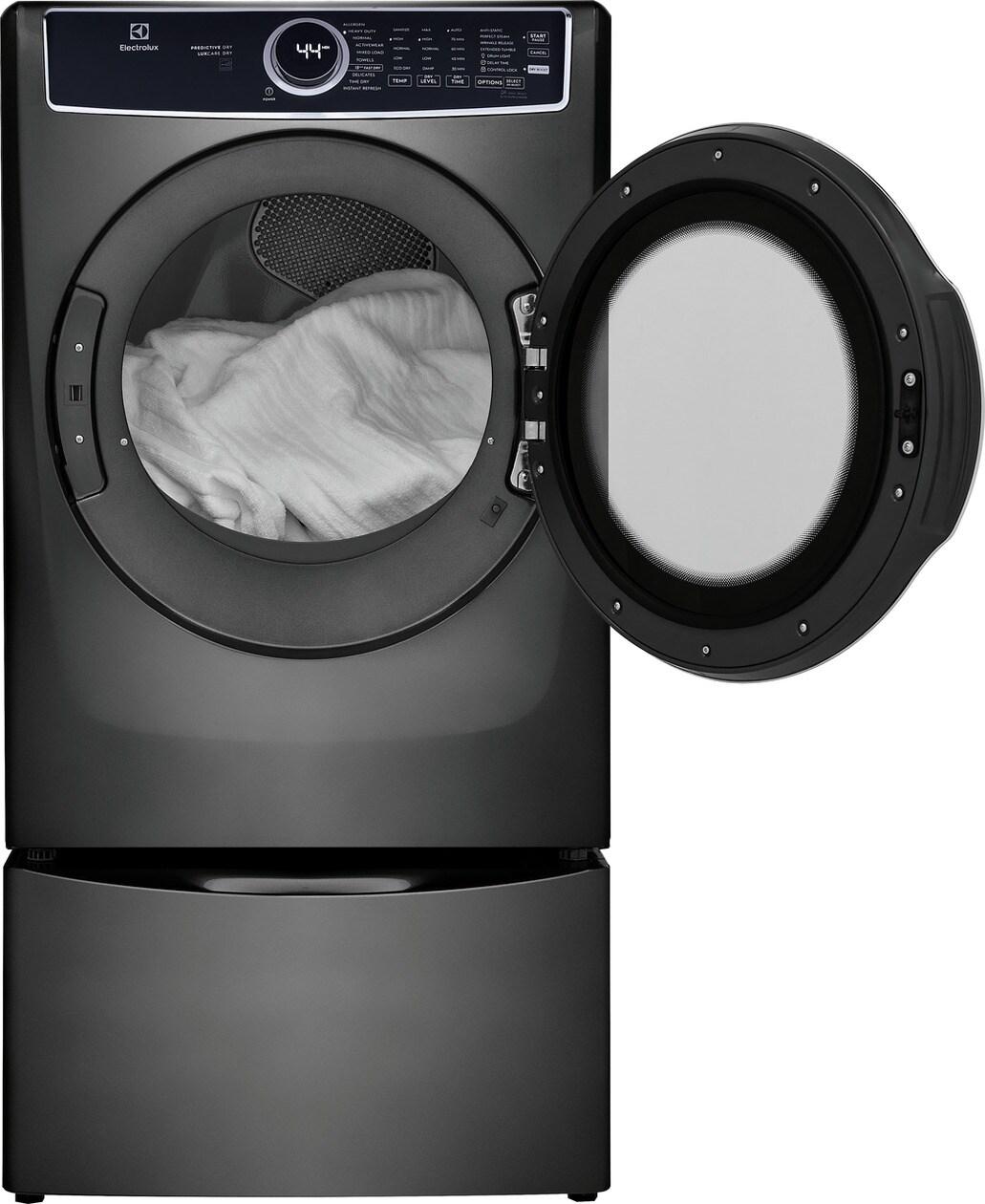 ELFE7537AT Electrolux Front Load Perfect Steam™ Electric Dryer with Predictive Dry™ and Instant Refresh - 8.0 Cu. Ft.