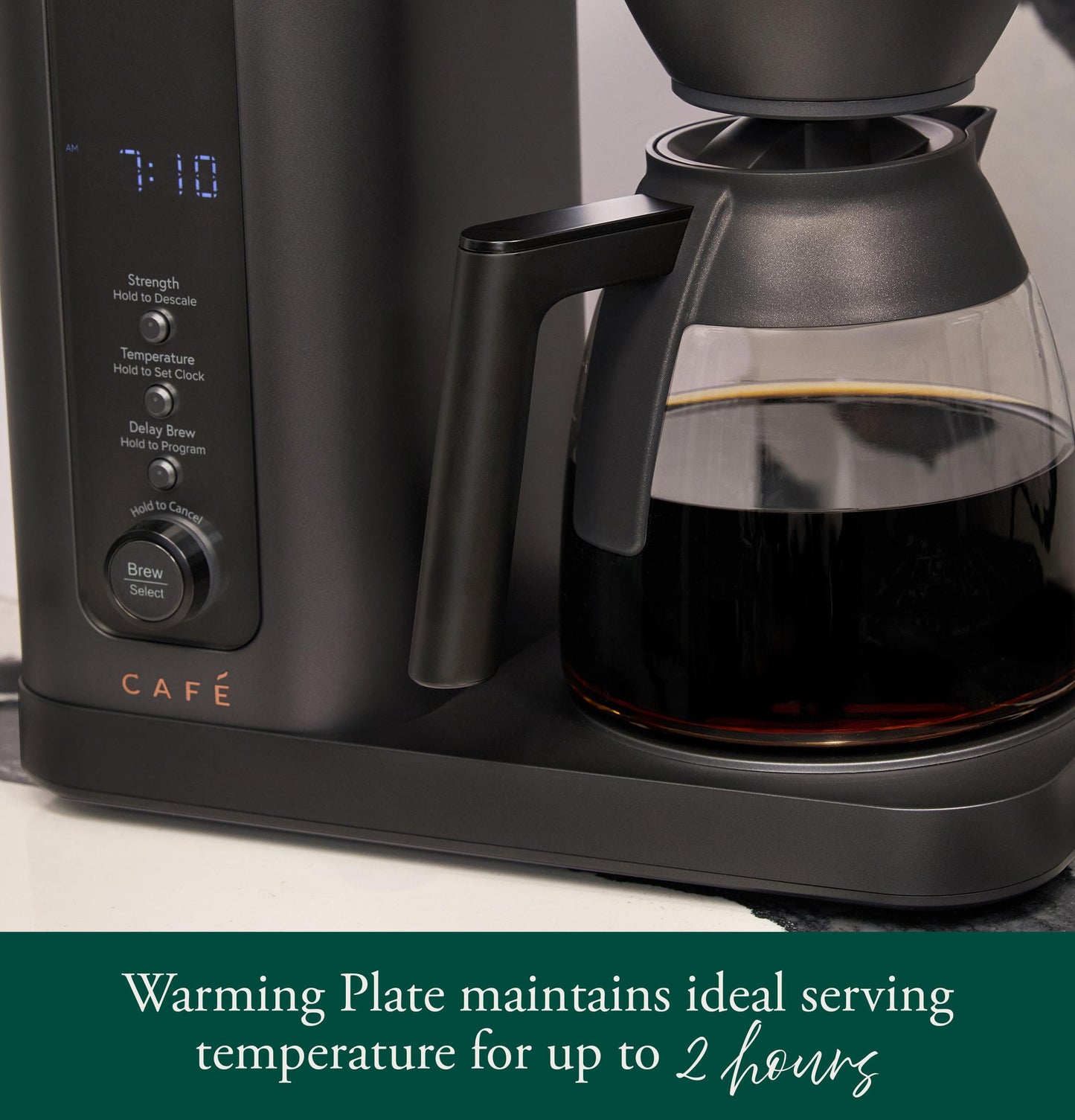 Cafe C7DGB11ZD5 CAF(EBACK)™ Specialty Drip Coffee Maker with Glass Carafe