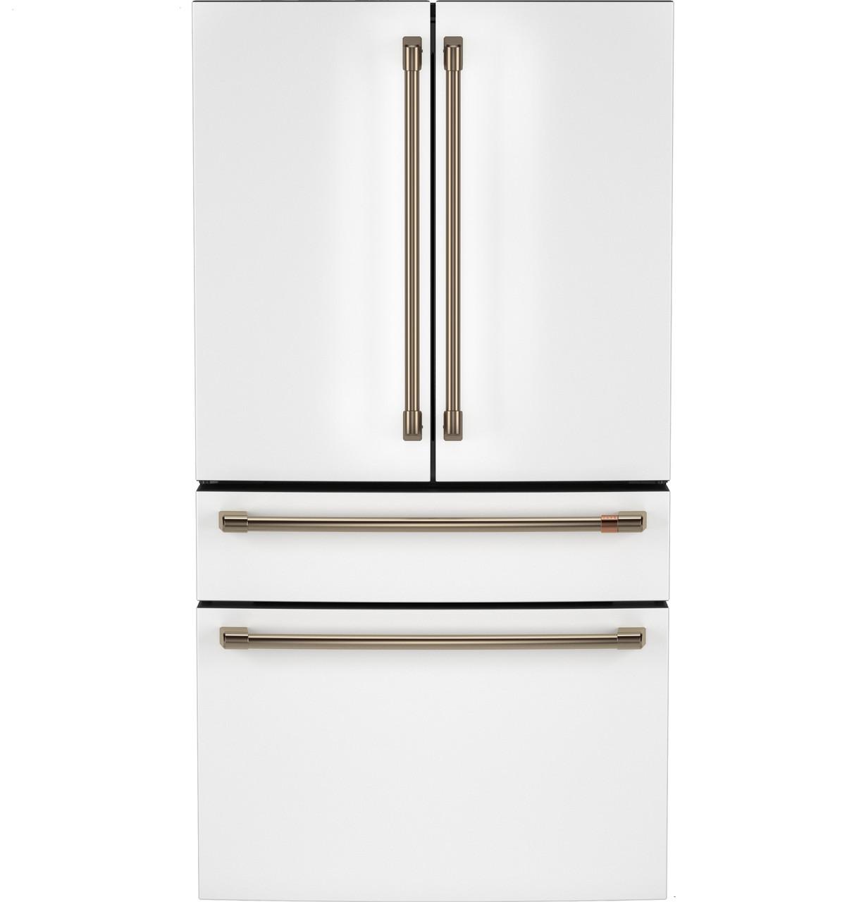 Cafe CGE29DP4TW2 CAF(EBACK)™ ENERGY STAR® 28.7 Cu. Ft. Smart 4-Door French-Door Refrigerator With Dual-Dispense AutoFill Pitcher