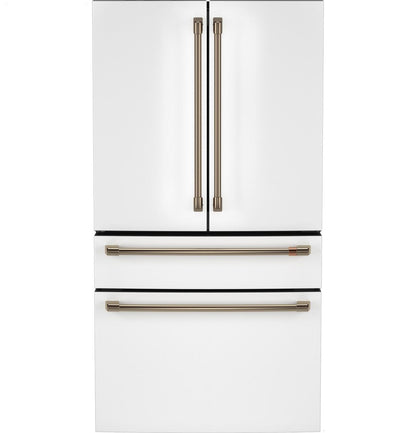 Cafe CGE29DP4TW2 CAF(EBACK)™ ENERGY STAR® 28.7 Cu. Ft. Smart 4-Door French-Door Refrigerator With Dual-Dispense AutoFill Pitcher