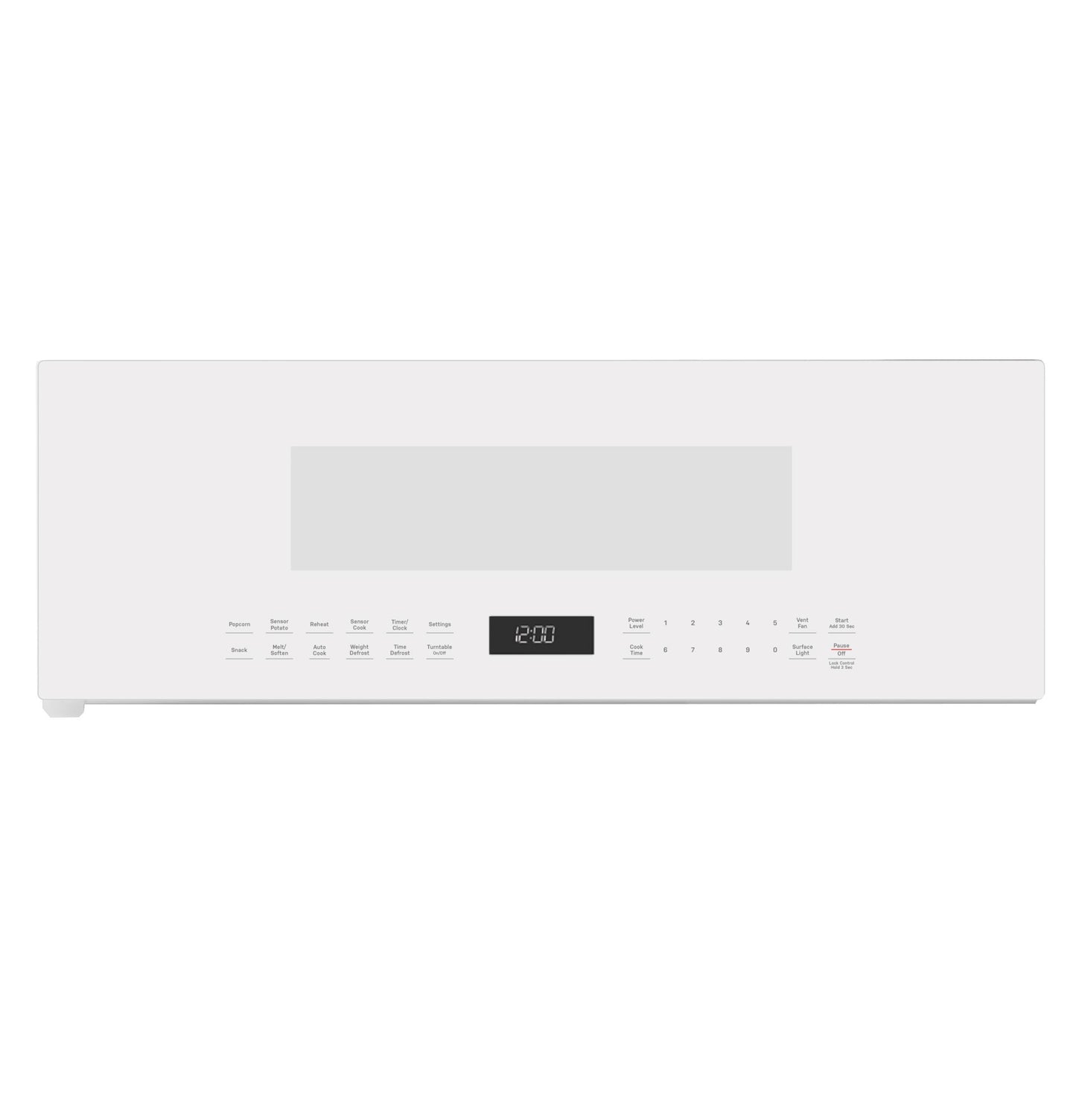 Ge Appliances UVM9125DYWW 1.2 Cu. Ft. Over-the-Range Low Profile Sensor Microwave Oven