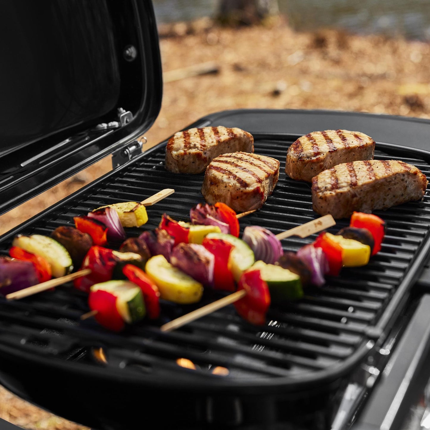 1500460 Weber Traveler® Compact Portable Gas Grill - Black