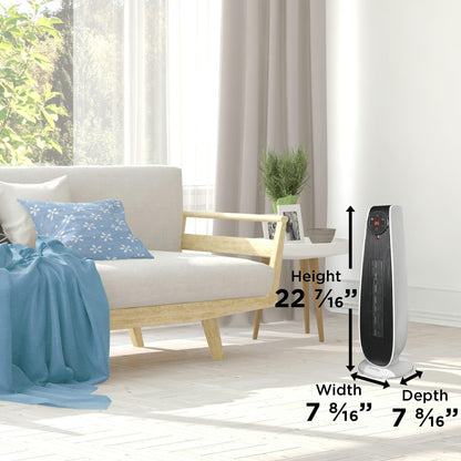 DBSH02213WD13 Danby 1500W Adjustable Oscillating Heater 22" in White