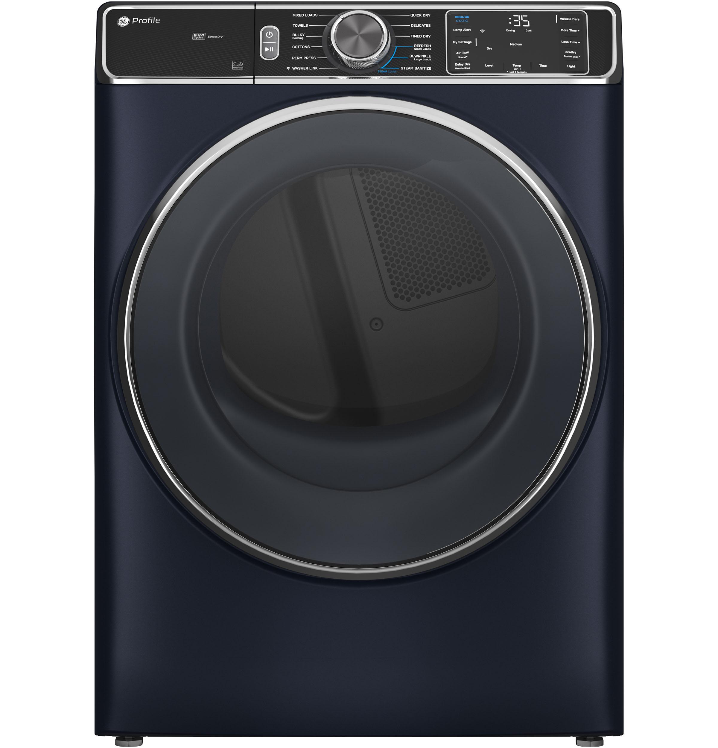 PFD87ESPVRS GE Profile™ 7.8 cu. ft. Capacity Smart Front Load Electric Dryer with Steam and Sanitize Cycle