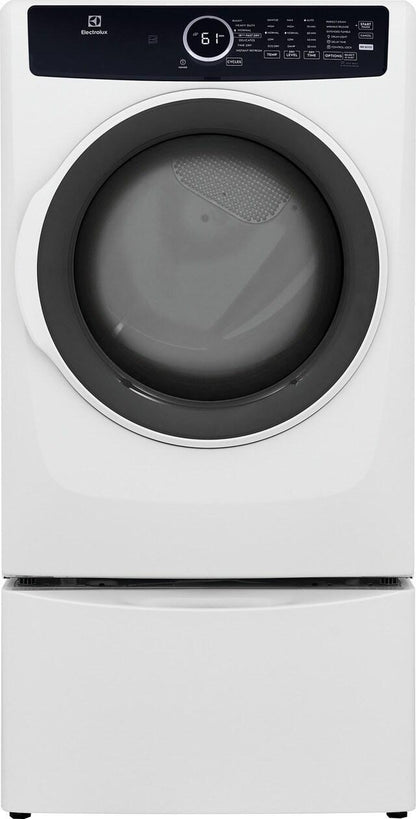 Electrolux ELFE7437AW Front Load Perfect Steam™ Electric Dryer with Instant Refresh - 8.0 Cu. Ft.