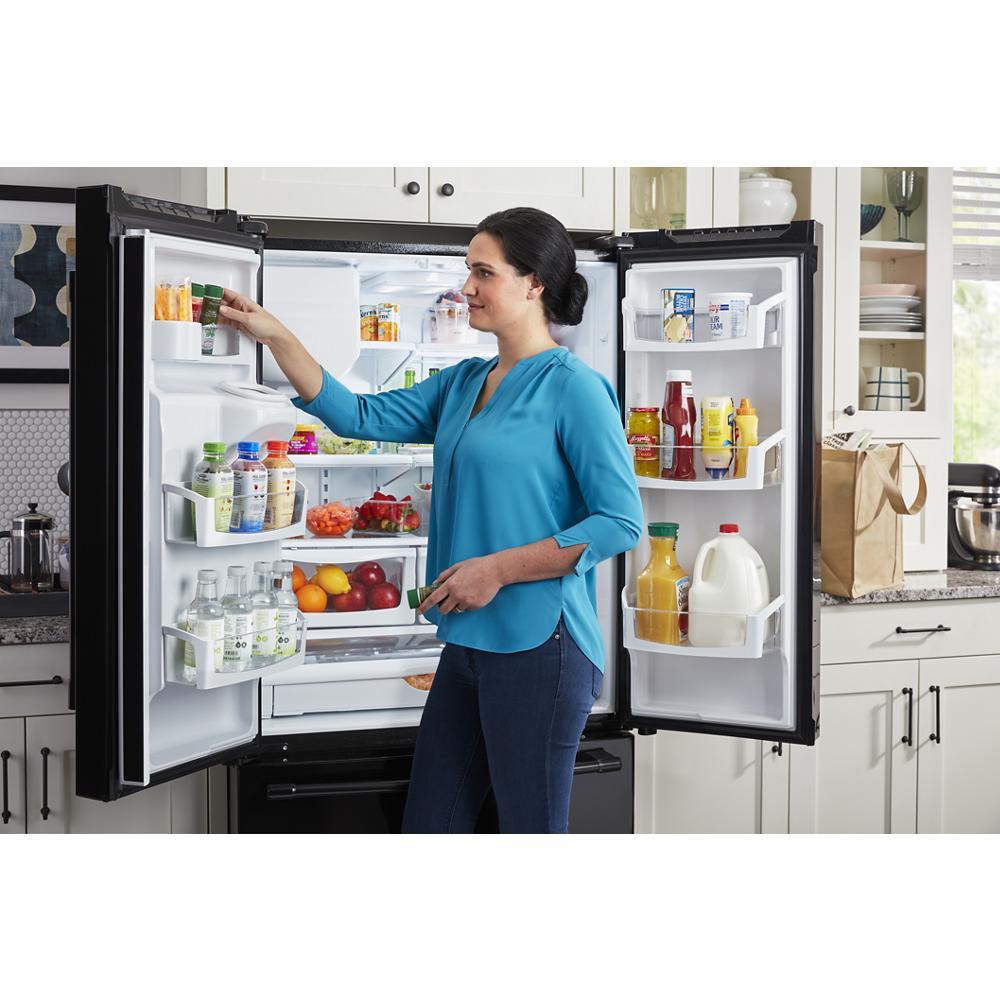 Maytag MFI2570FEB 36- Inch Wide French Door Refrigerator with PowerCold® Feature - 25 Cu. Ft.