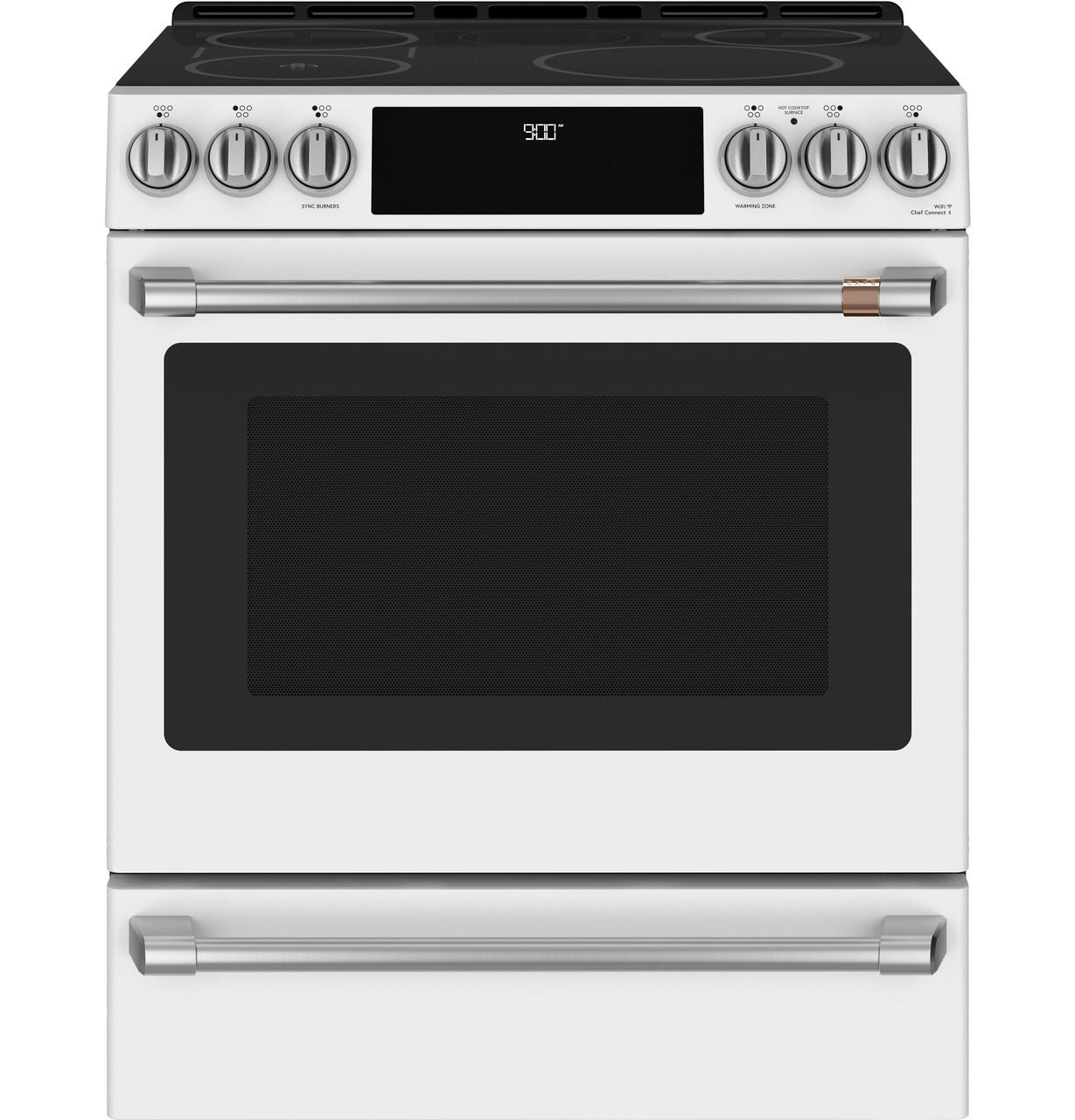 Cafe CXFCHHKPMSS CAF(EBACK)™ Front Control Induction Knobs and Handles - Brushed Stainless