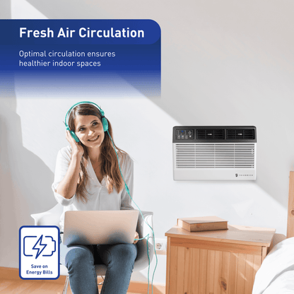CCW08B10C Friedrich Chill Premier 8,000 BTU 115V Smart Window/Wall Air Conditioner - Cool Only