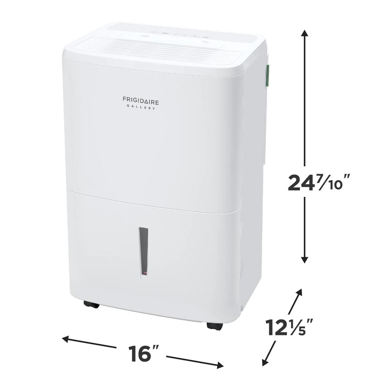 Frigidaire GHDD5035W1 2-in-1 50 Pint Dehumidifier with Built-in Allergy Filter and Wi-Fi (Energy Star)
