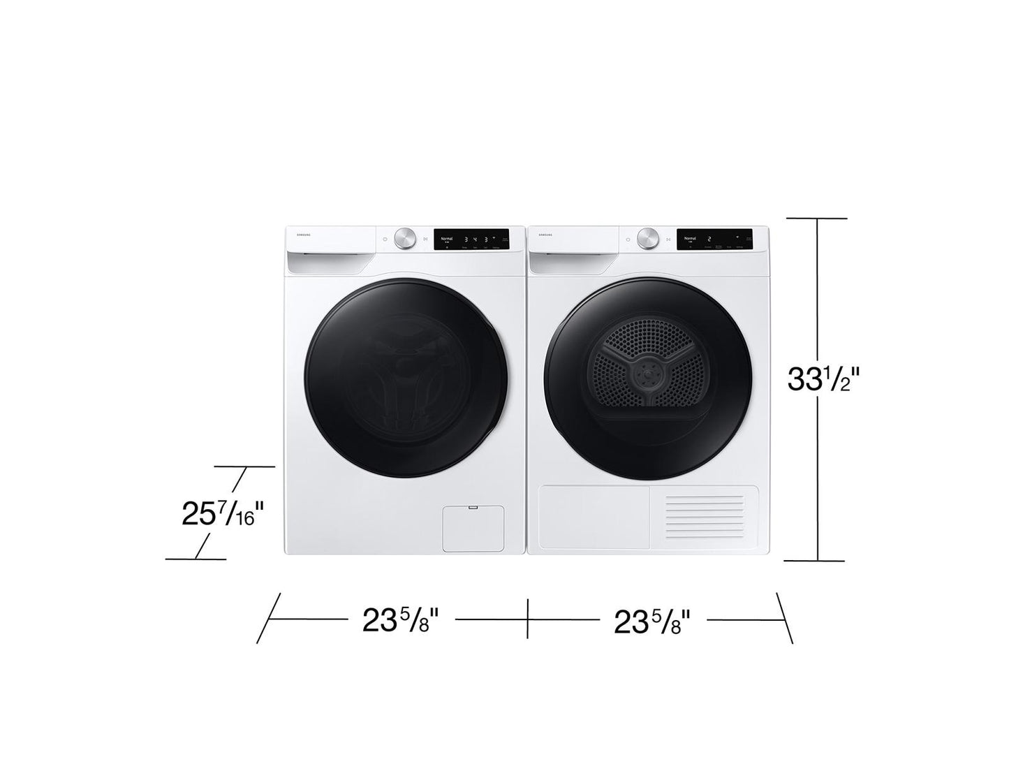 Samsung WW25FG6B34BEA2 Compact Front Load Washer 2.5 cu. ft. Wi-Fi Connectivity Super Speed Wash