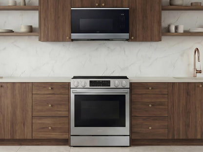 Samsung ME90H1780R Bespoke Over the Range Microwave Air Fry Max  Convection  Auto Connectivity