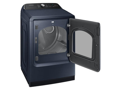 Samsung DVE54CG7150DA3 7.4 cu. ft. Smart Electric Dryer with Pet Care Dry and Steam Sanitize+ in Brushed Navy