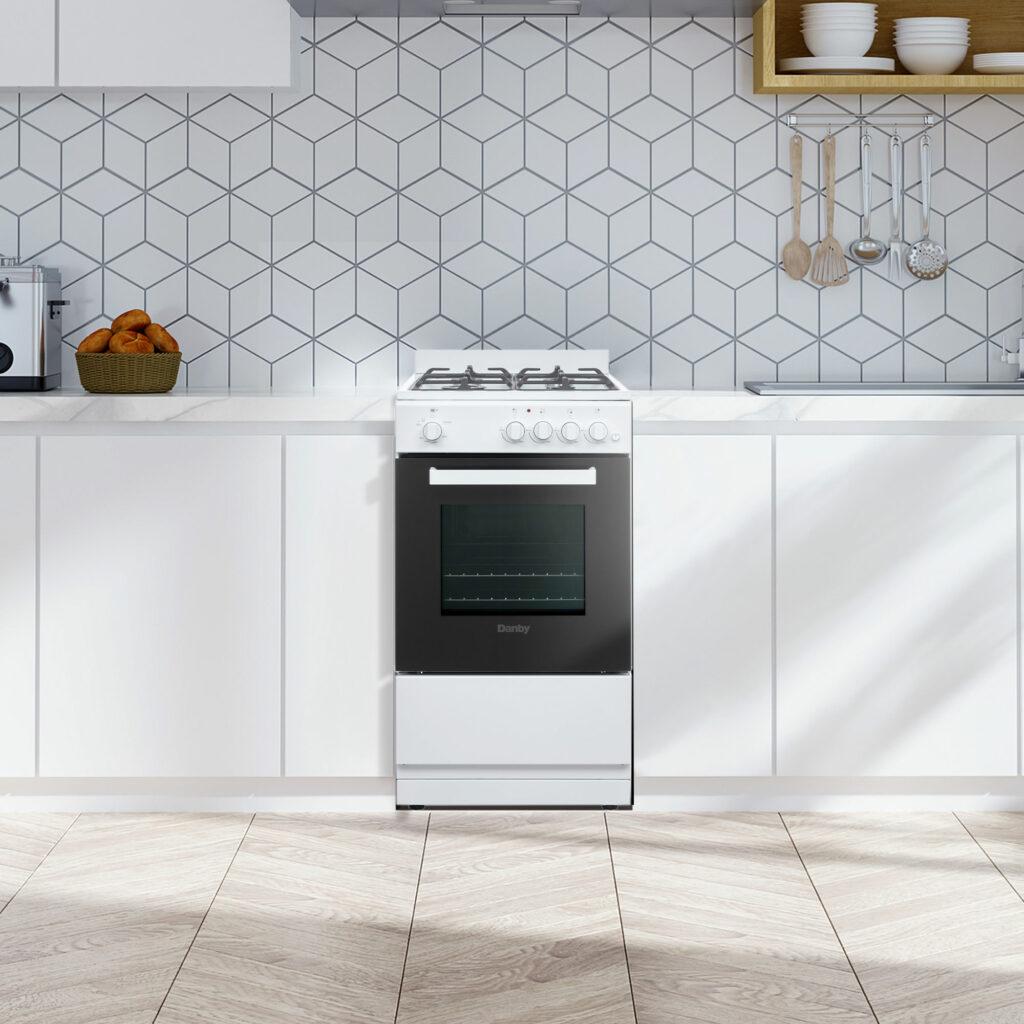 DR20V1WGLP Danby 20" Wide Gas Range in White