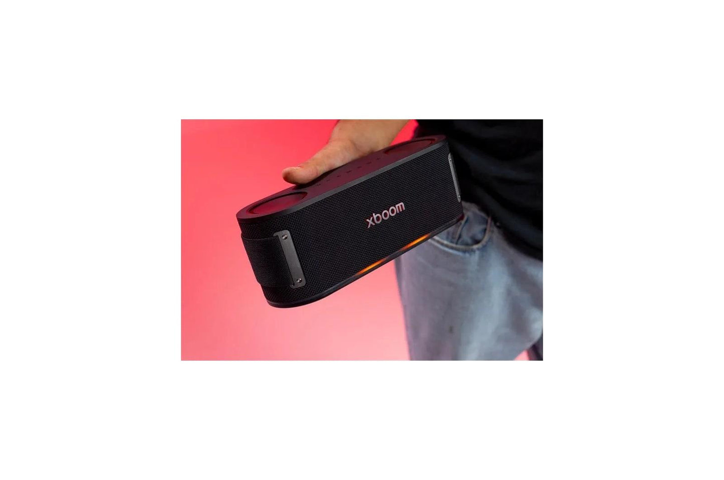 BOUNCEAUSALBK LG xboom Bounce  Bluetooth Speaker  xboom Signature Sound by will.i.am with Dual Passive Radiators