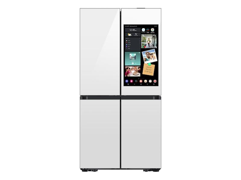 Samsung RF29DB990012 Bespoke 4-Door Flex™ Refrigerator (29 cu. ft.) with AI Family Hub+™ and AI Vision Inside™ in White Glass