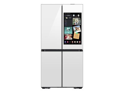 Samsung RF29DB990012 Bespoke 4-Door Flex™ Refrigerator (29 cu. ft.) with AI Family Hub+™ and AI Vision Inside™ in White Glass