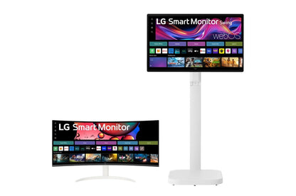 34SR60QCW32U889SAW LG Monitor Large Screen Versatile Entertainment Collection
