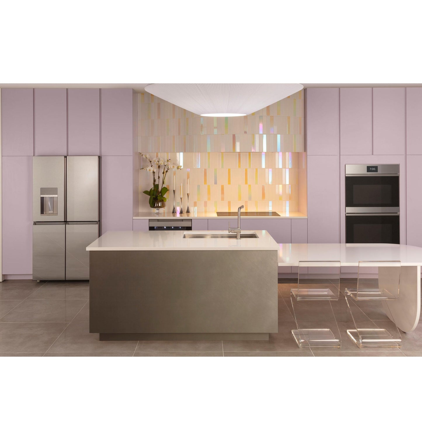 Cafe UVC9360SLSS 36" Smart Designer Custom Insert w/ Dimmable LED Lighting