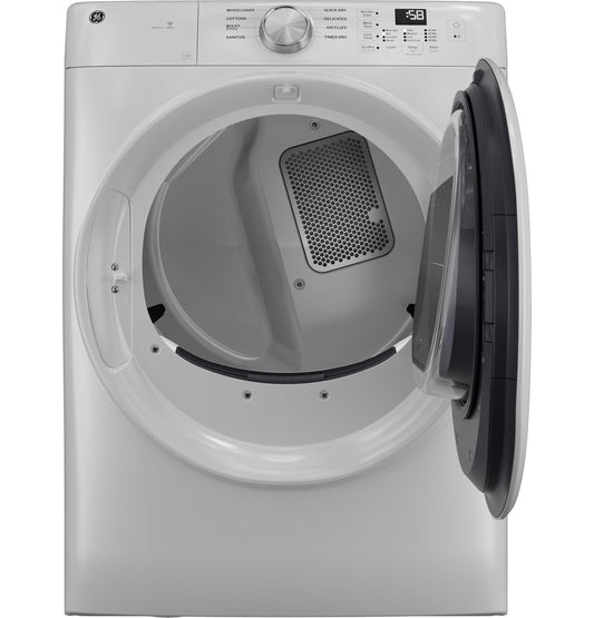 GFD35GSSYWW GE® ENERGY STAR® 7.8 cu. ft. Capacity Smart Front Load Gas Dryer