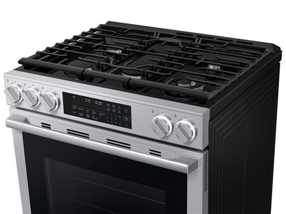 Samsung NSG90H60SR Bespoke Smart Slide-in Gas Range Pro Style Elite Design  Illuminated Knobs  Air Fry Max