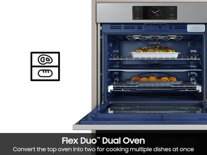 Samsung NV51CG700DSR Bespoke AI Double Wall Oven AI Home 7" Display AI Pro Cooking™  5.1 cu.ft./5.1 cu.ft.