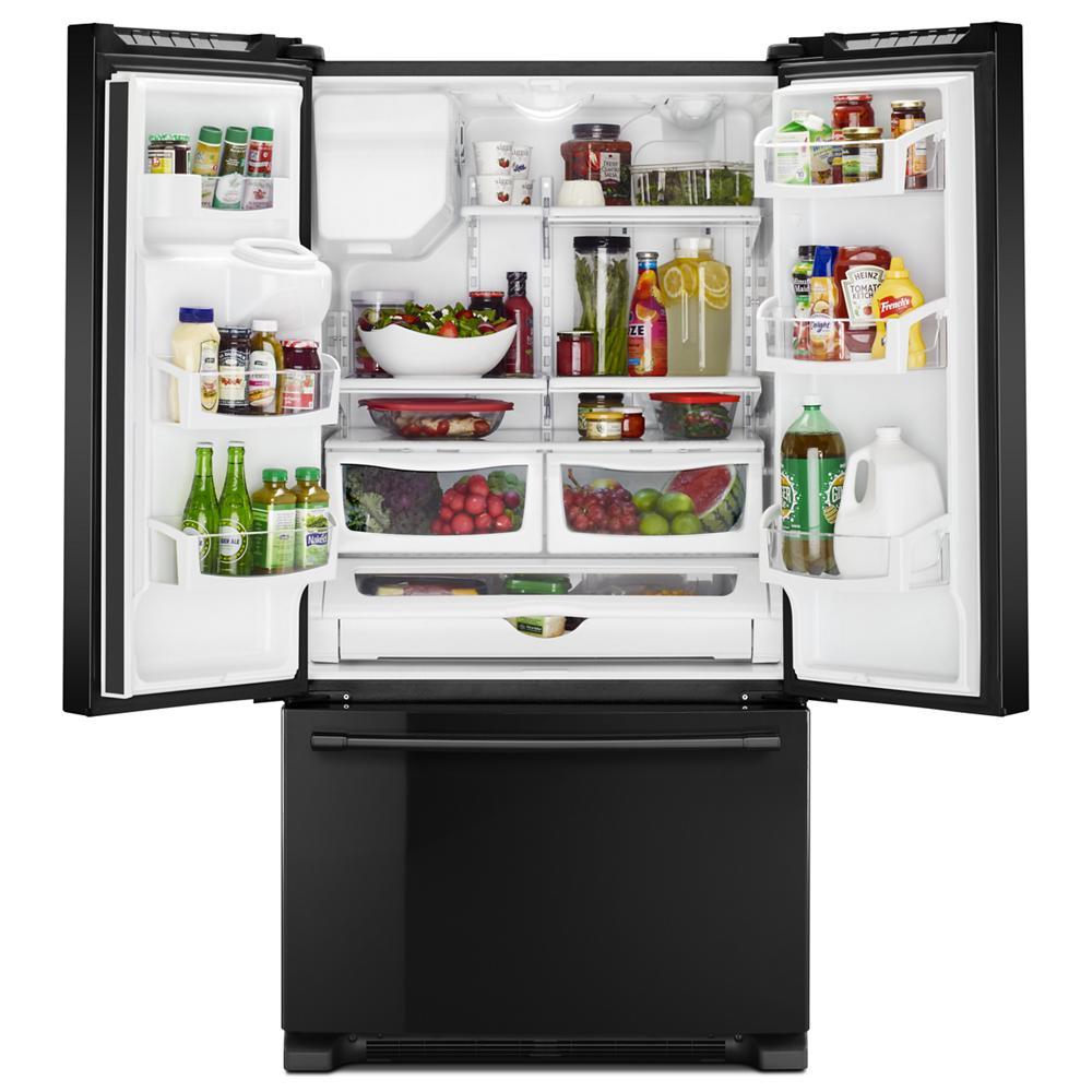 Maytag MFI2570FEB 36- Inch Wide French Door Refrigerator with PowerCold® Feature - 25 Cu. Ft.