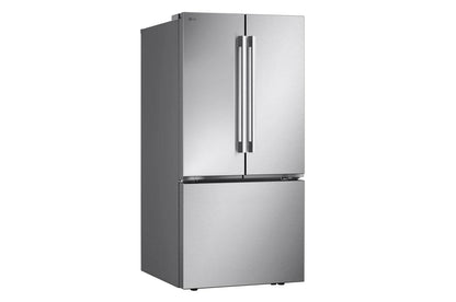 Lg LF25H6200S 25 cu. ft. 3-Door French Door Refrigerator with Hybrid Handle Design